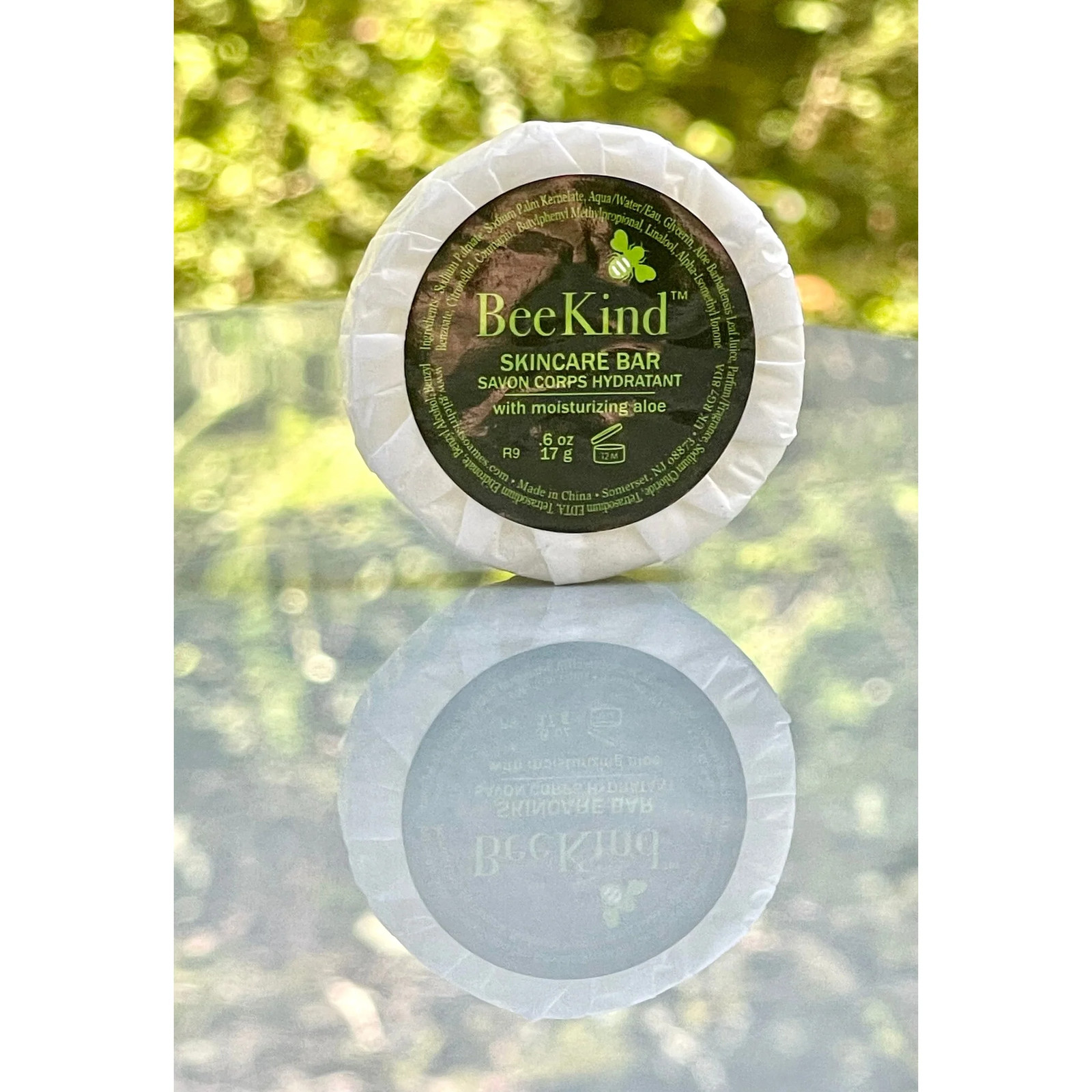 Beekind Soap w/aloe Travel size 1″ Round set of 6