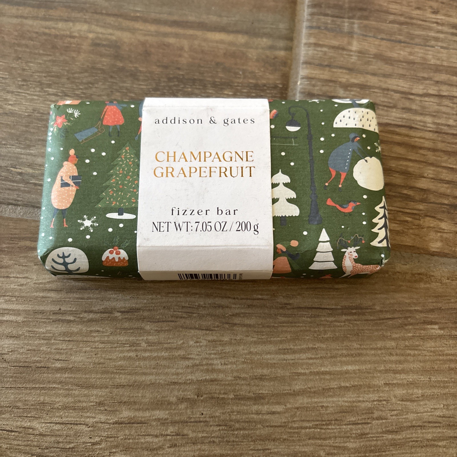 Addison & Gates Champagne Grapefruit Fizzer Bar 7.05 Oz