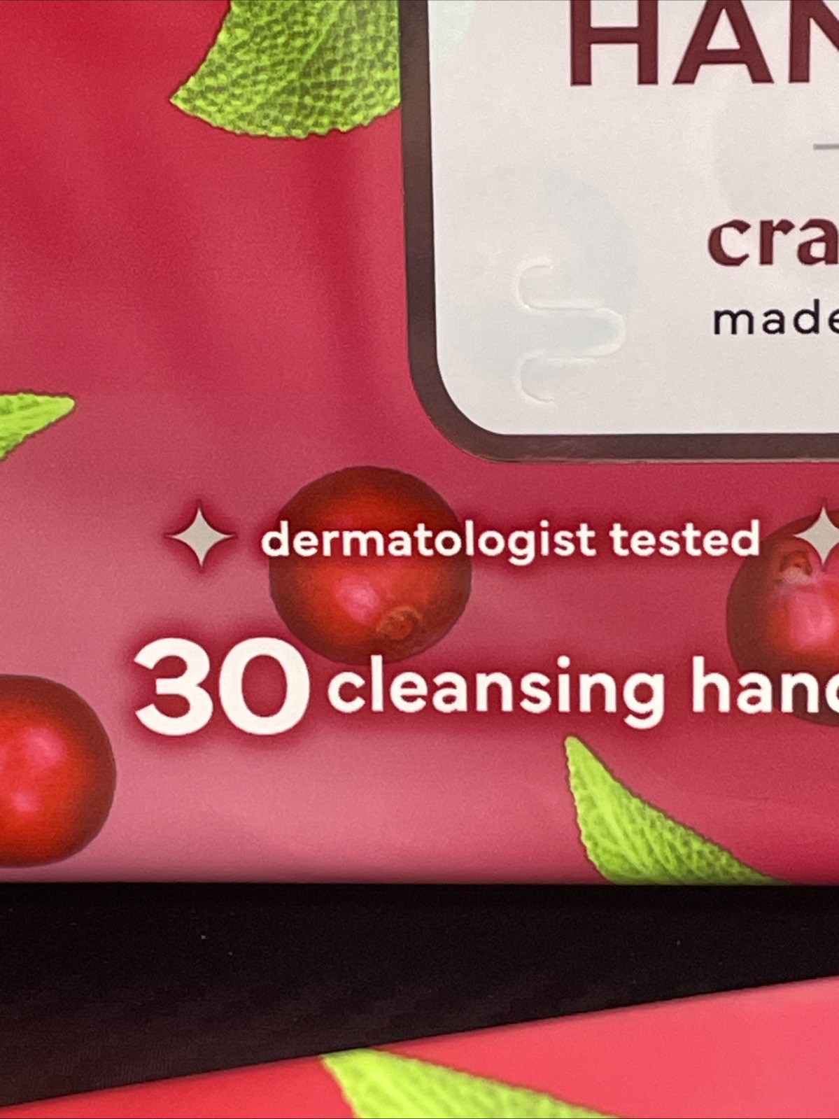 Lot Of 2 Ashley Belle Hand Wipes Cranberry Sage 60 Total New Free Shipping
