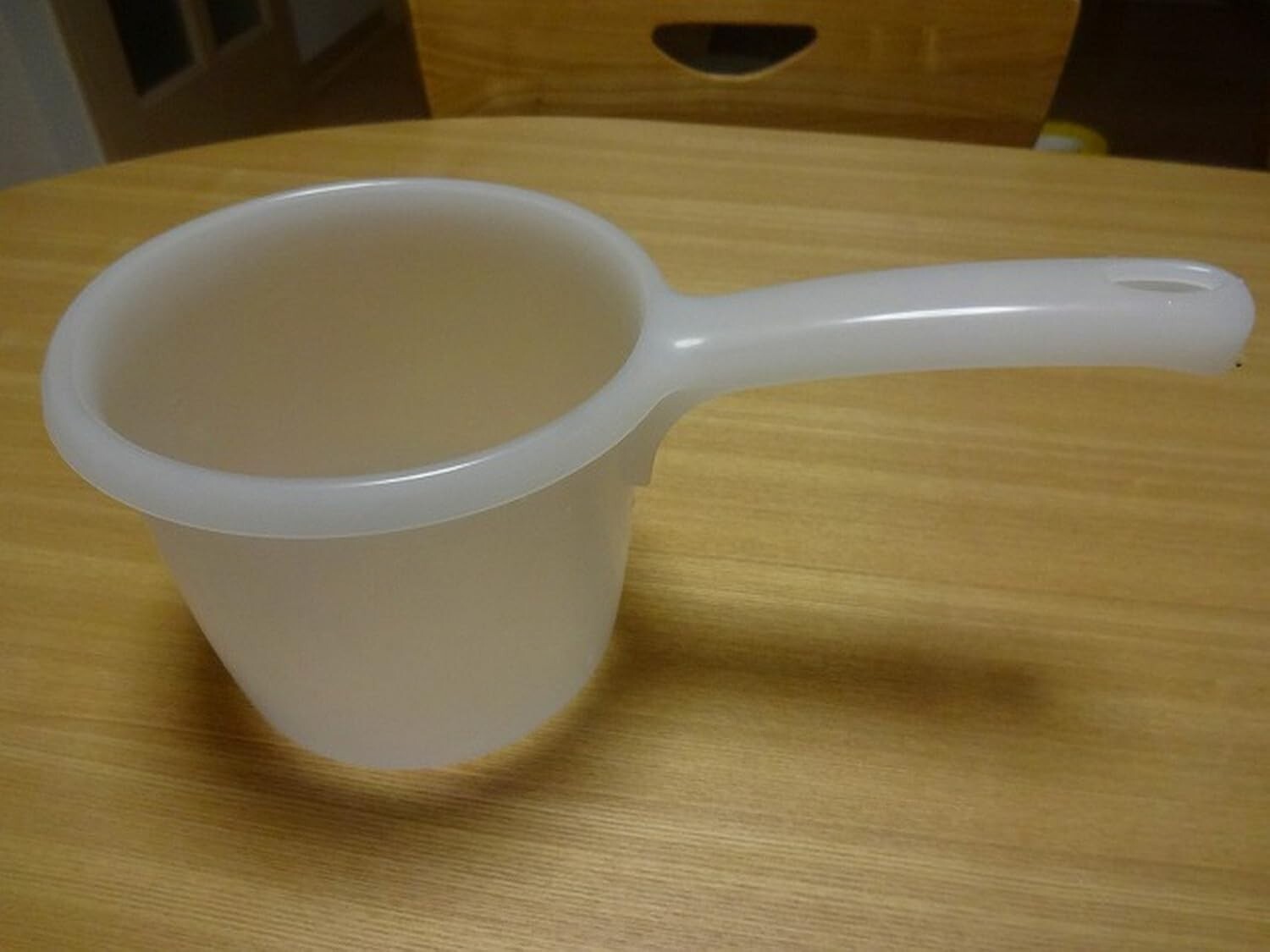 2 Pack Japanese White Plastic Water Ladle Bath Ladle Dipper Made in Japan 3042×2