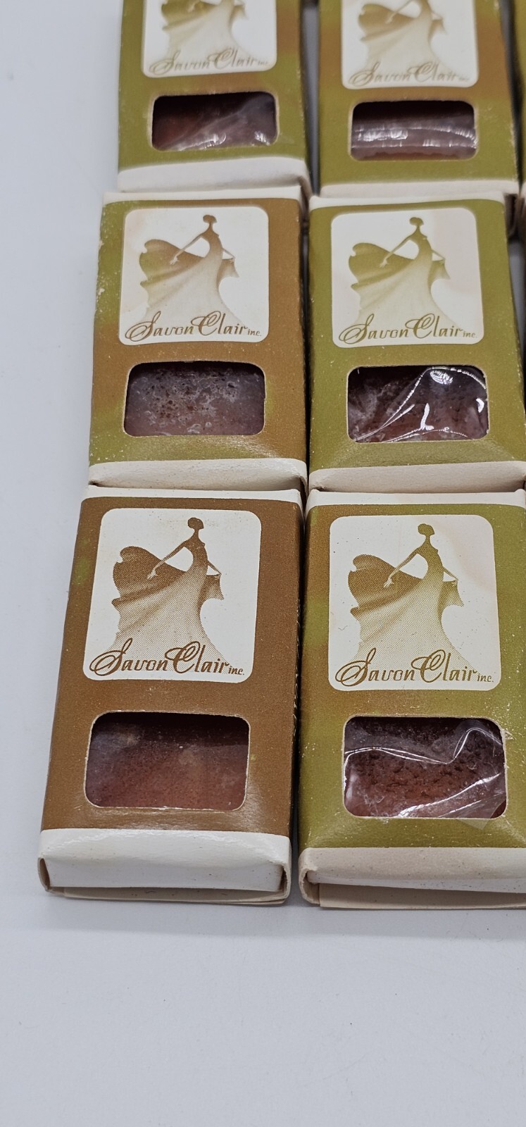 Vintage Savon Clair Mini Soaps Boxed Lot of 26 Unused Old Stock 1950’s NOS