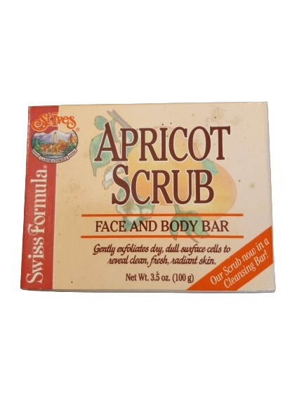 St Ives Apricot Scrub Face and Body Cleansing Bar Soap NEW Vintage 1994