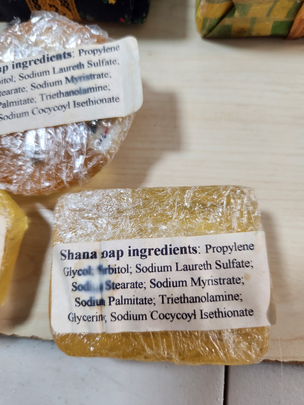 Vintage Handmade Bar Soap Lot 8pc Glycerin & Regular Multi Scent Farmhouse Decor