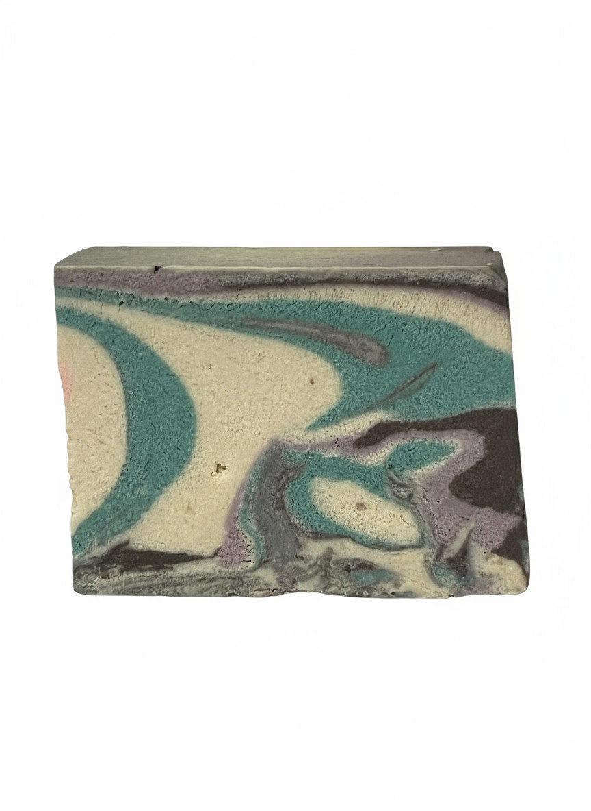 2nds (DISCOUNTED) Handmade Jasmine Coconut Spin Swirl Bar Soap, Great Lather!