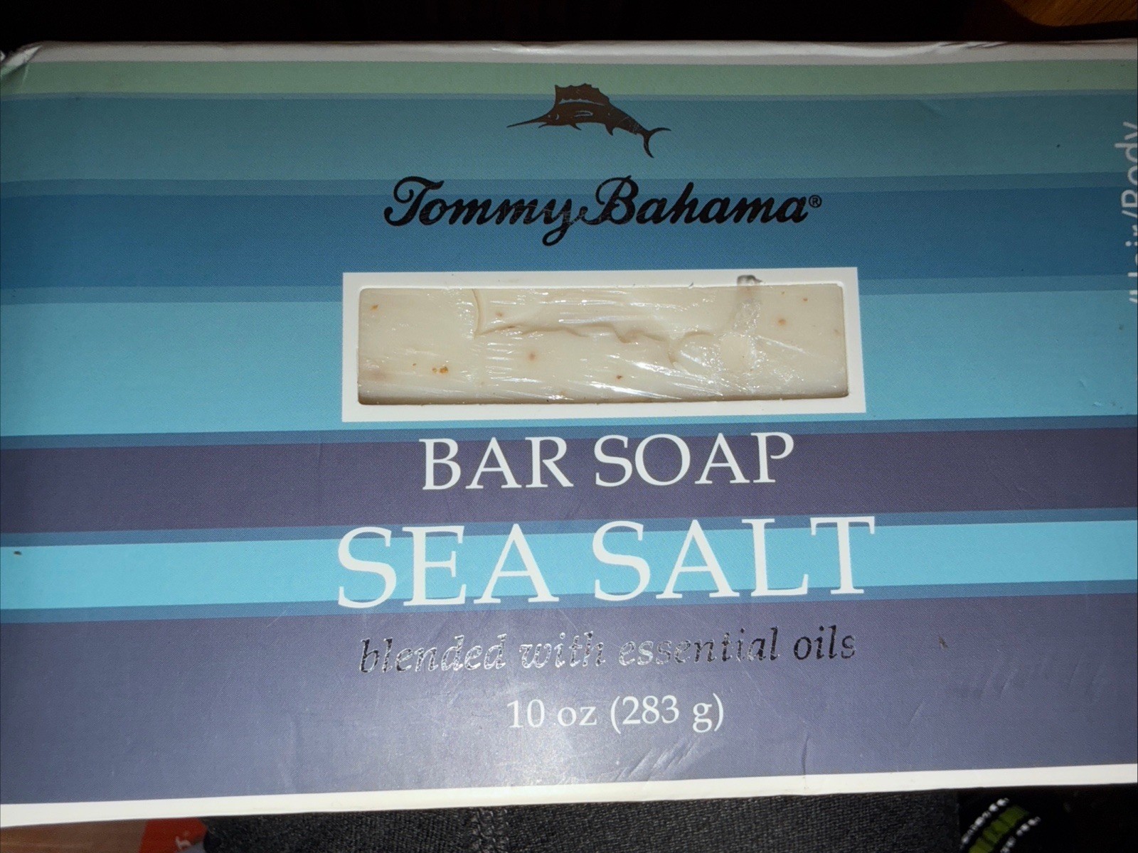 Tommy Bahama Sea Salt Exfoliating Bar Soap For Men ( Hair + Face + Body ) NIP