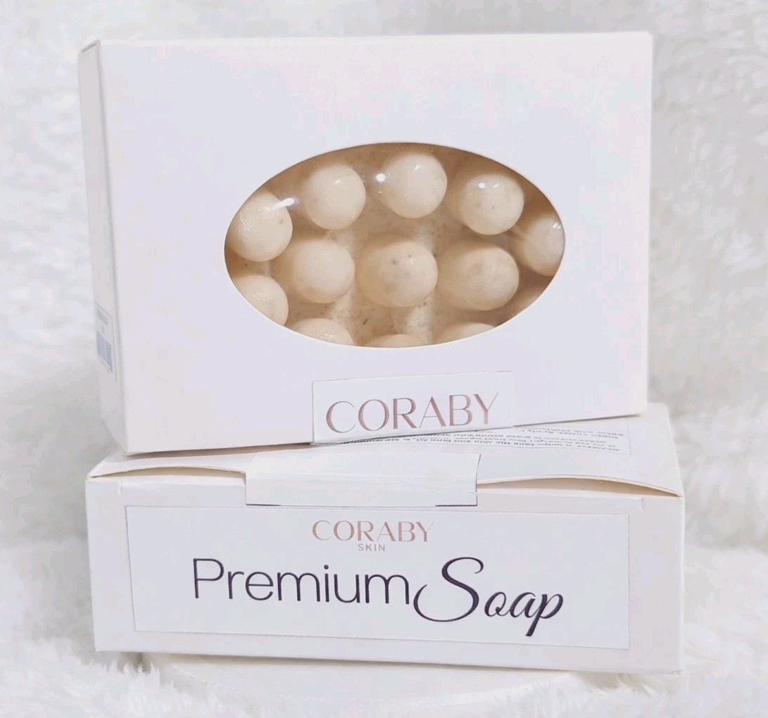 Coraby Premium Soap Bar Detoxifying Toning Ginger Menthol Camphor Oval Body