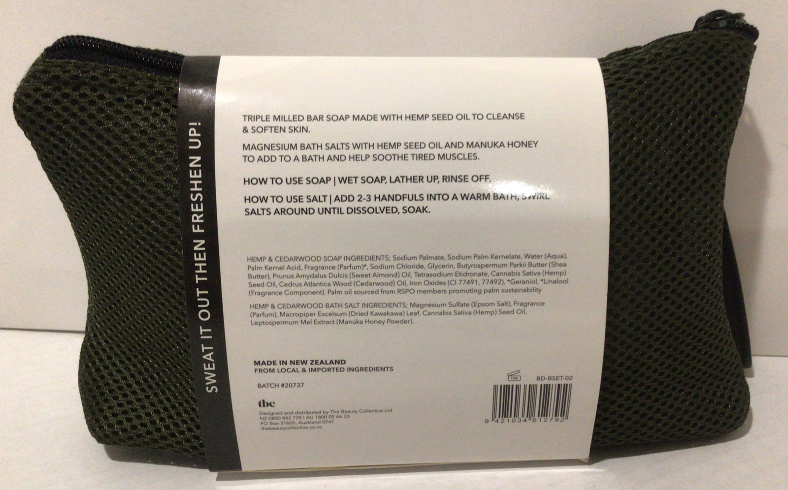 Beau & Duke: Hemp snd cedarwood bath salt & Soap