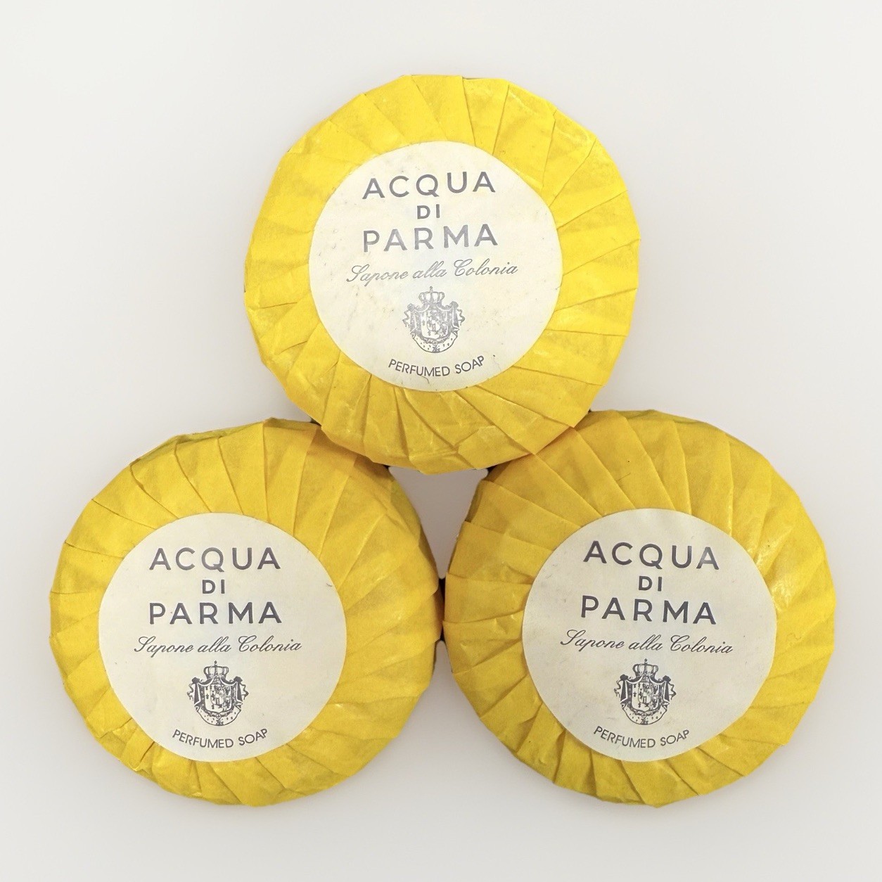 3x Acqua Di Parma Colonia Perfumed Soap 1.7oz Bar 50g Italy
