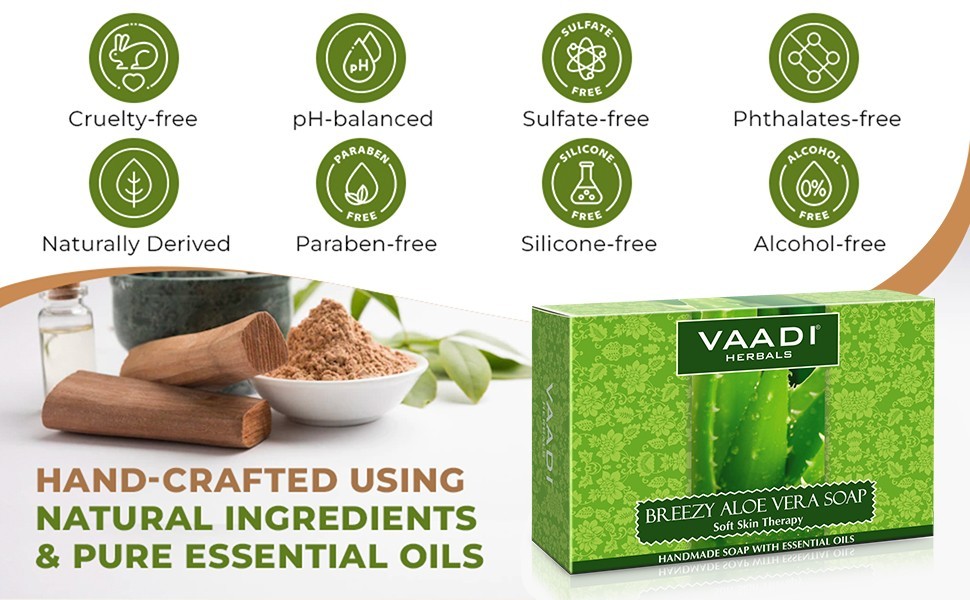 Aloe Vera Soap – Each 2.65 Oz, Pack of 3(8 Ounces)
