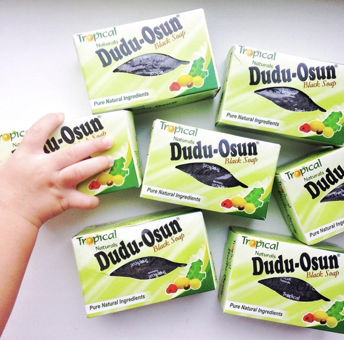 Tropical Naturals Dudu-Osun Black Soap Pure Natural Ingredients 6 bars New Box