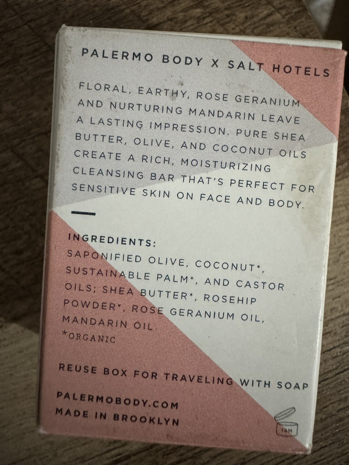 Palermo Body Rose Geranium + Mandarin Mini Bar Soap