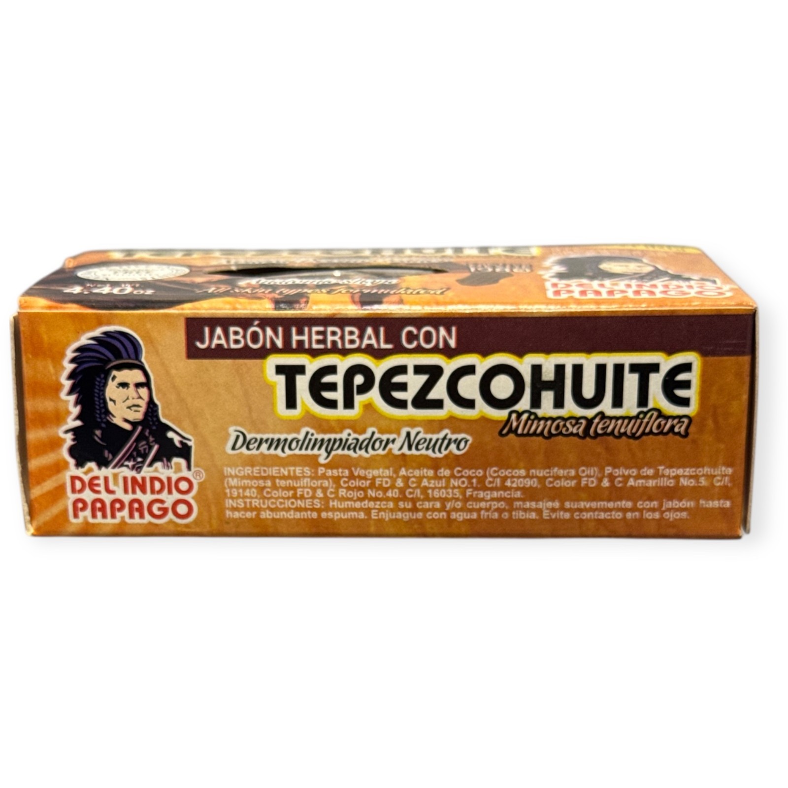 Del Indio Papago Natural Soap 125g – Jabon Herbal Con Tepezcohuite