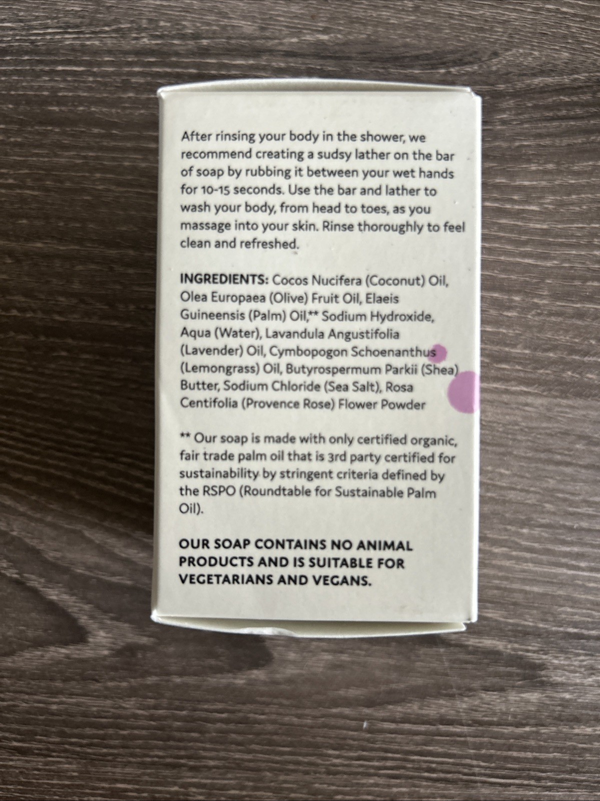 I Heart Nature Lavender Lemongrass Love Cleansing Bar Soap 2: 3.4 Bars 4 Boxes