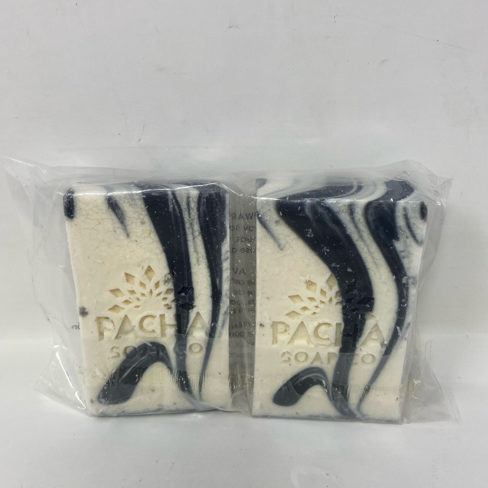 Pacha Soap Co. Clarifying Charcoal Bar Soap 2-Pack, 4 oz each