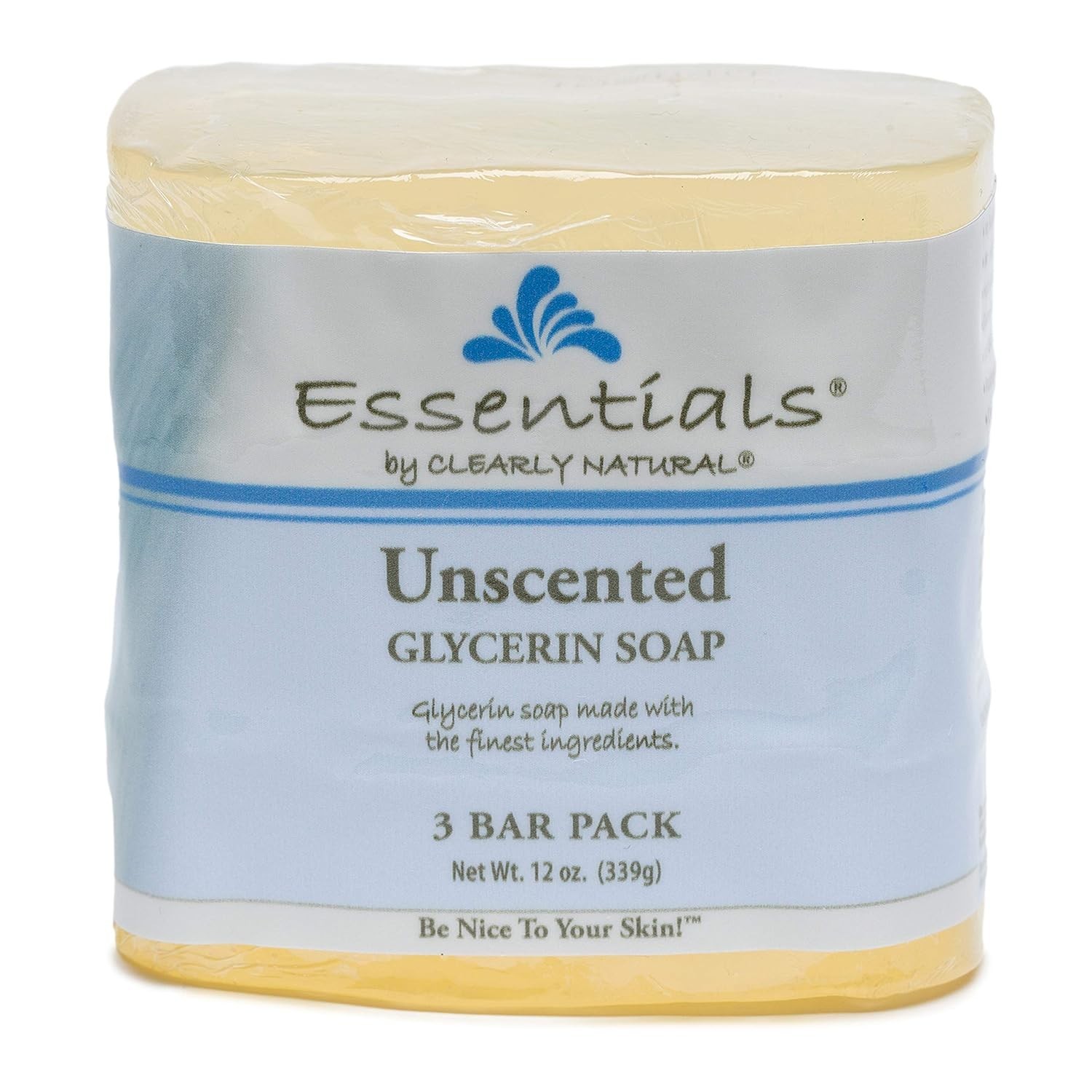 Delicate 4oz Glycerin Bar Soap, Unscented – Natural Cleaning for Sensitive Skin