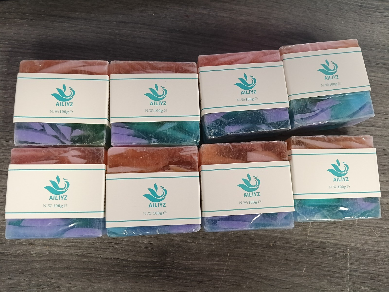 LOT of 8 Ailiyz All Natural Bar Soap