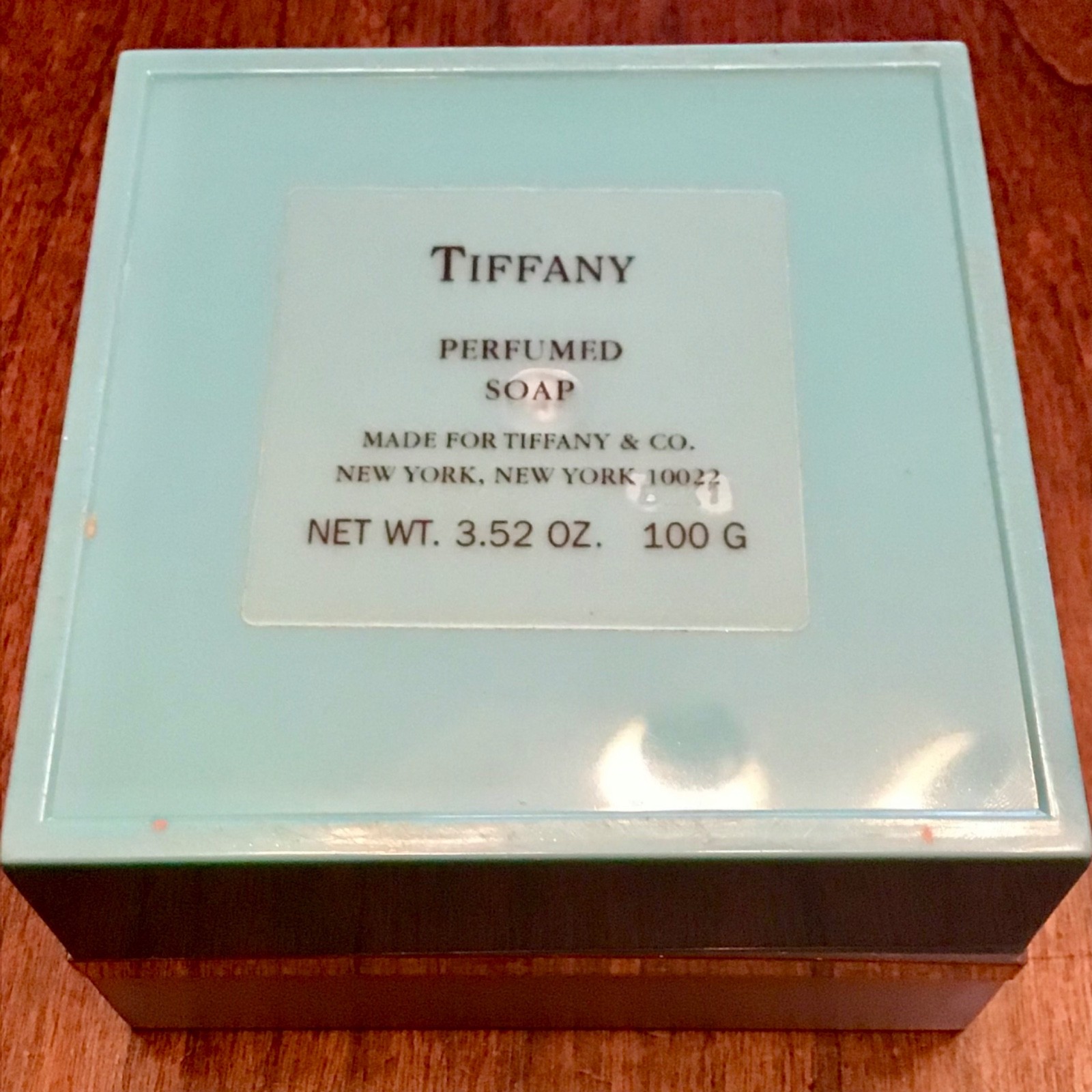 Tiffany & Co. 3.52 Oz. Net Wt. 100G Perfumed Soap in Case Unused READ