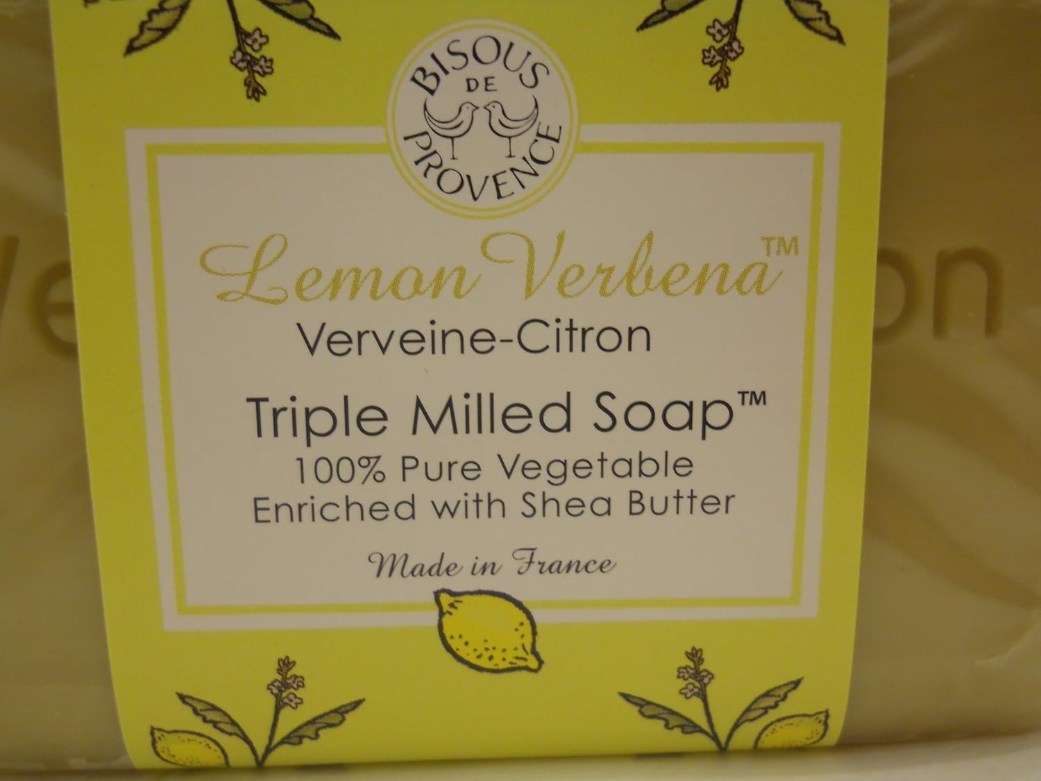 Lemon Verbena Triple Milled Soap Bar – Perfect Gift, 7 oz for All Skin Types