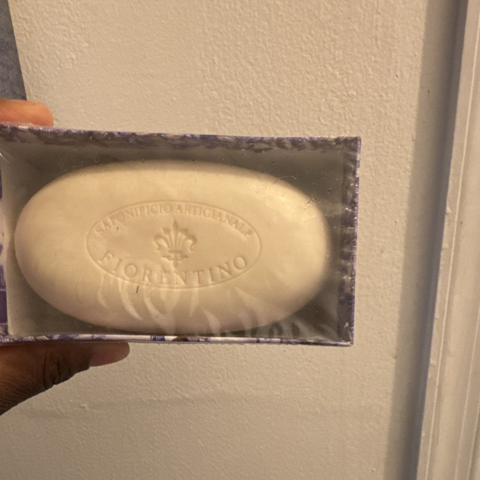 Saponificio Artigianale Fiorentino Floral Oval Bar Soap for Body & Hands