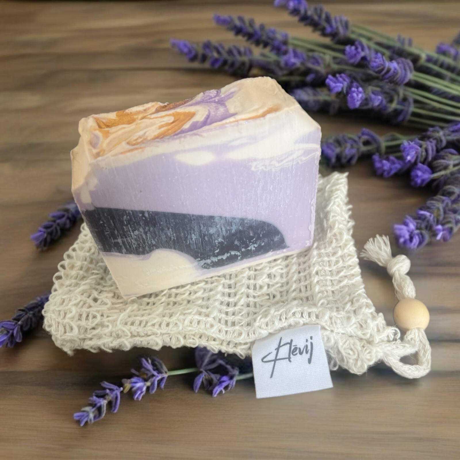 Klevij Lavender Vanilla Artisan Cold Process Soap Bar