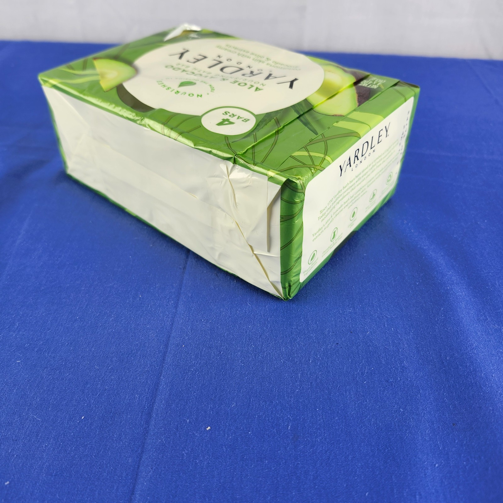 4 Yardley London Nourishing Bath Soap Bar Aloe & Avocado Conditions Skin with C