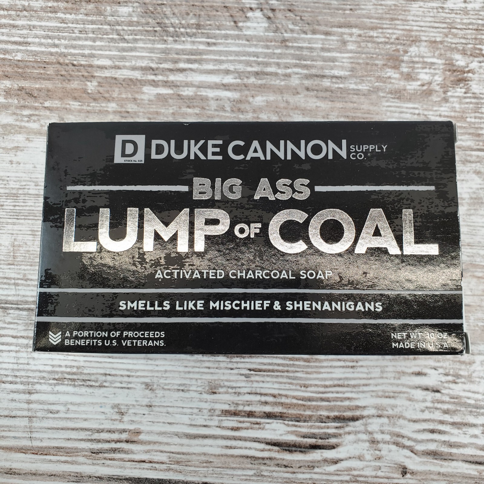 Duke Cannon Big Ass Lump of Coal Soap with Activated Charcoal 10 oz