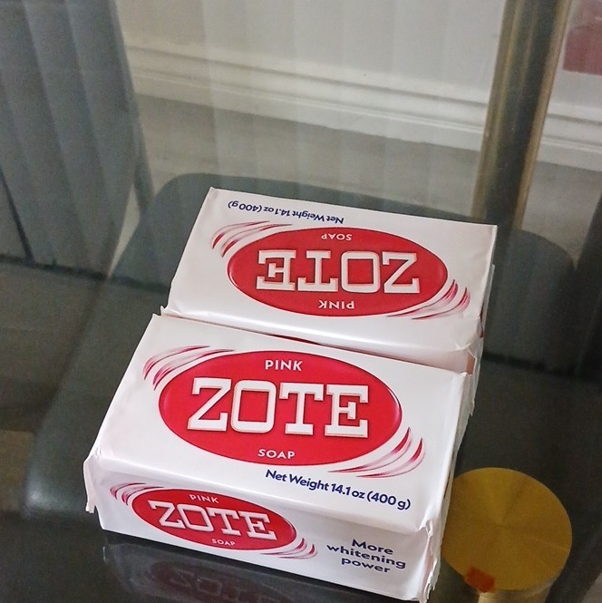 Zote Pink Whitening Soap Bar for Body & Hands, 14.1 oz (400 g)
