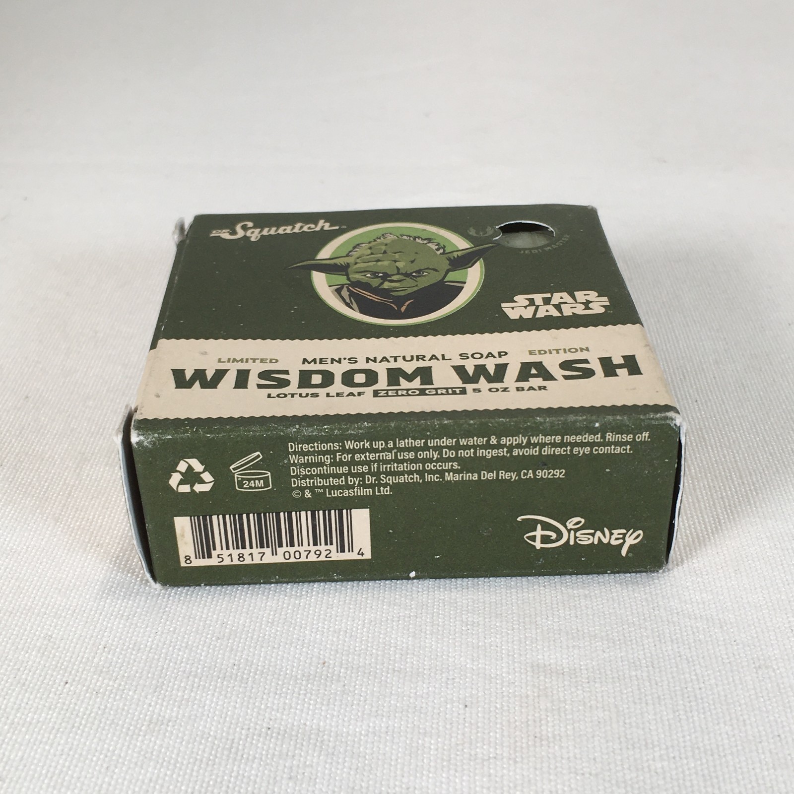 Dr. Squatch Star Wars Men’s Natural Soap – Only Hope Soap & Wisdom Wash 5oz