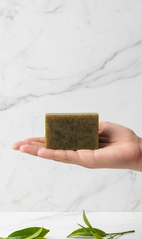 Pure Neem & Aloe Vera Soap – Handmade Herbal Cleansing Bar – Sensitive, Dry Skin