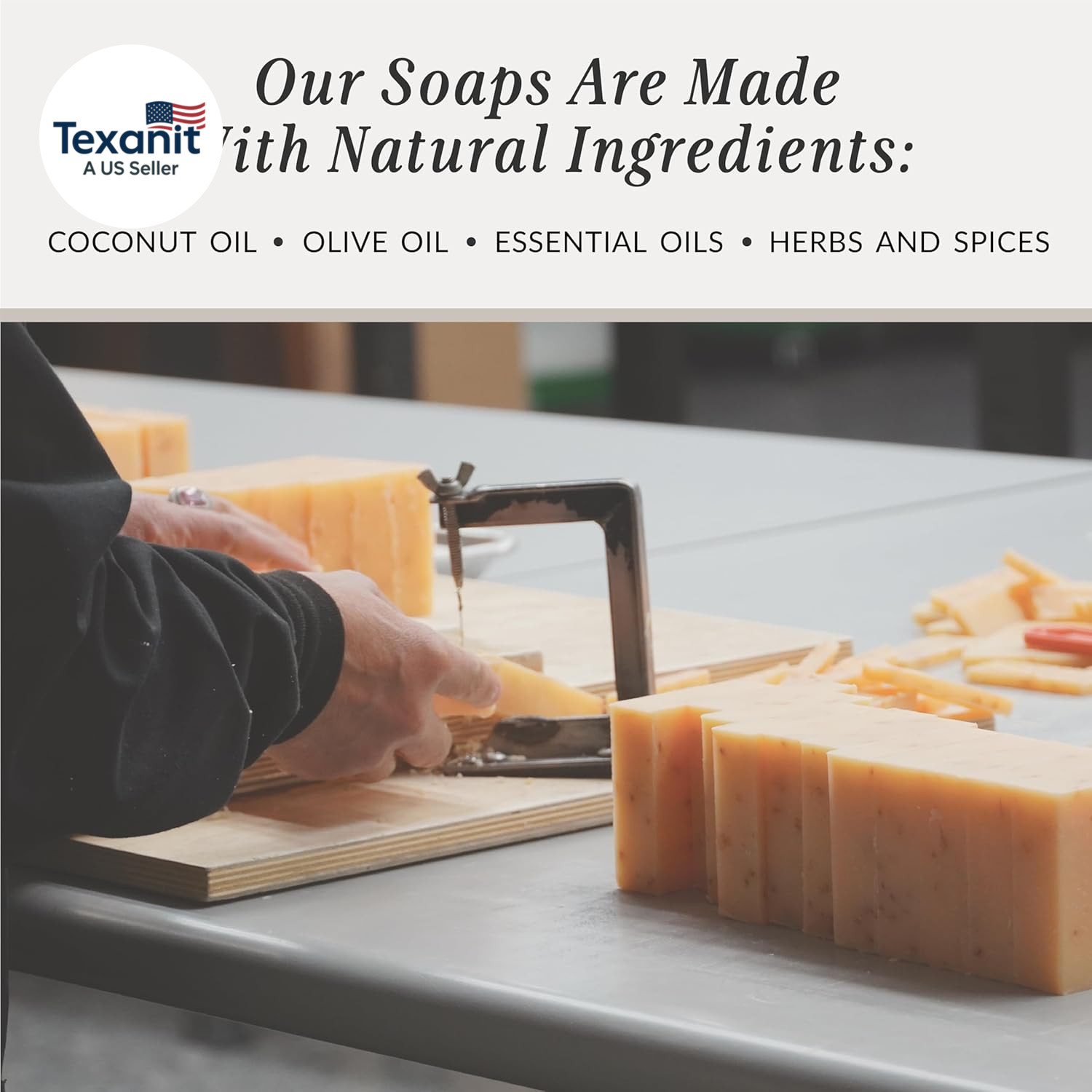 Frankincense Myrrh Bar Soap – Moisturizing and Soothing Soap for Your Skin – Han