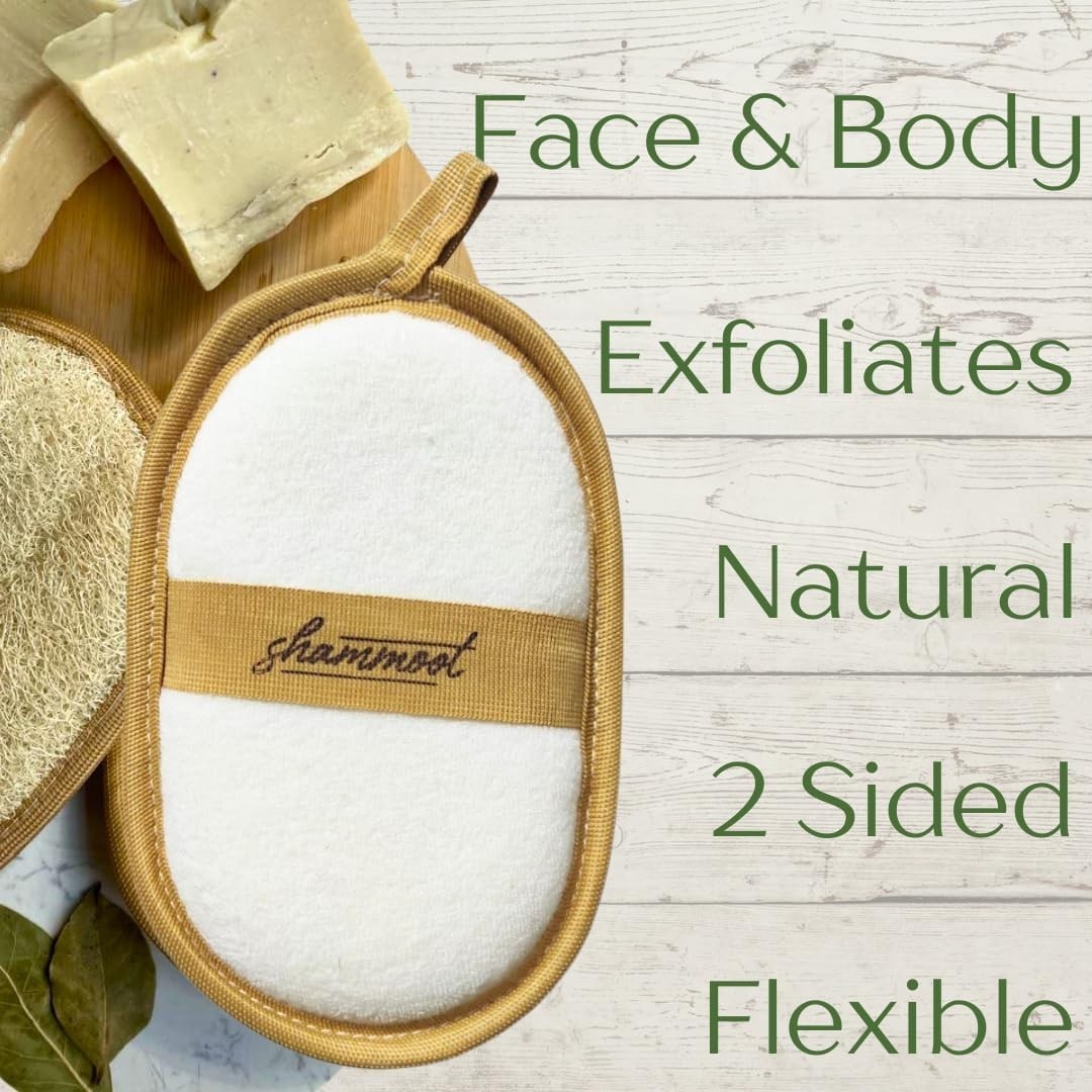 Natural Loofah Exfoliating Body Scrubber – Jordanian Natural Loofah Sponge