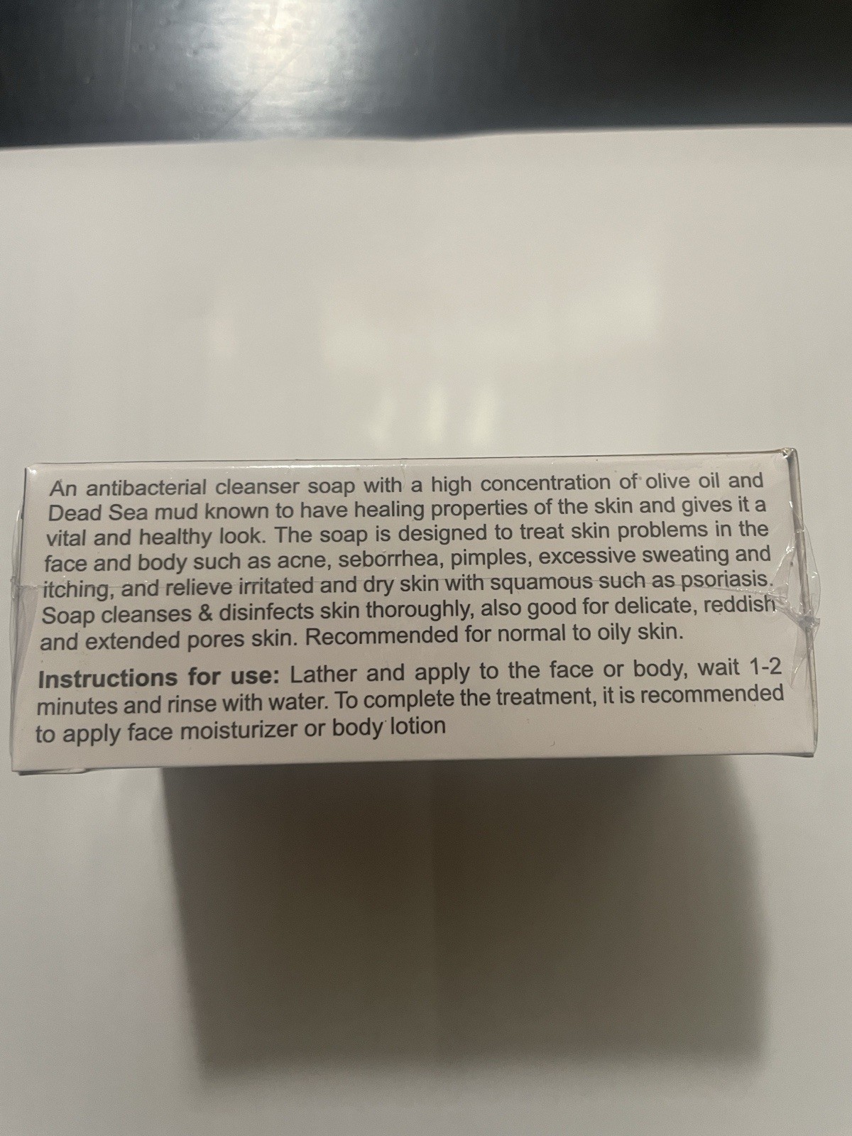 Mineral Mud Soap From Dead Sea. HB Dead Sea Minerals 100% Natural