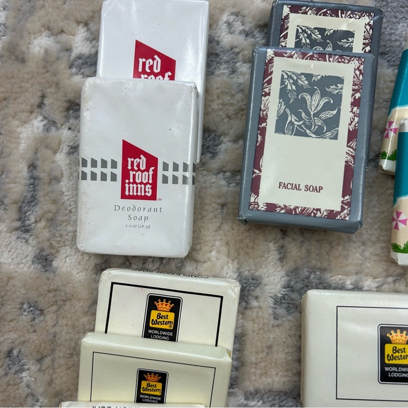 24 Vintage Hotel Motel Travel Soap Lot Best Western Super 8 Casino
