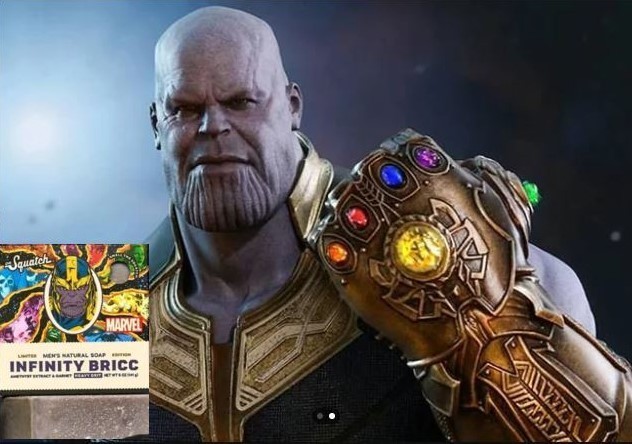 SALE! NEW SCENT!! 2 PACK Dr Squatch INFINITY BRICC MARVEL Limited Edition Bar!