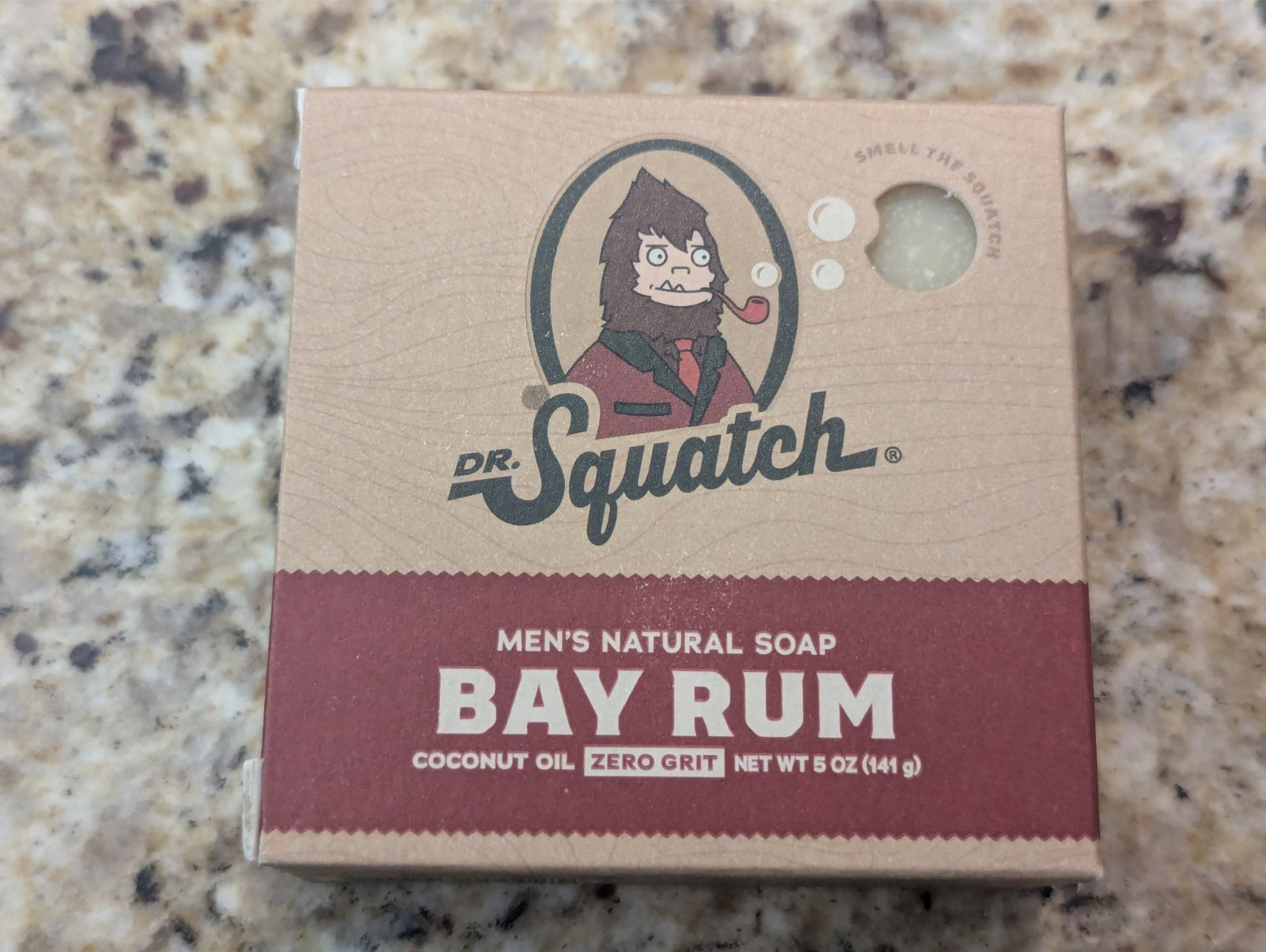 Dr Squatch Men’s Natural Soap Bay Rum 5 oz bar