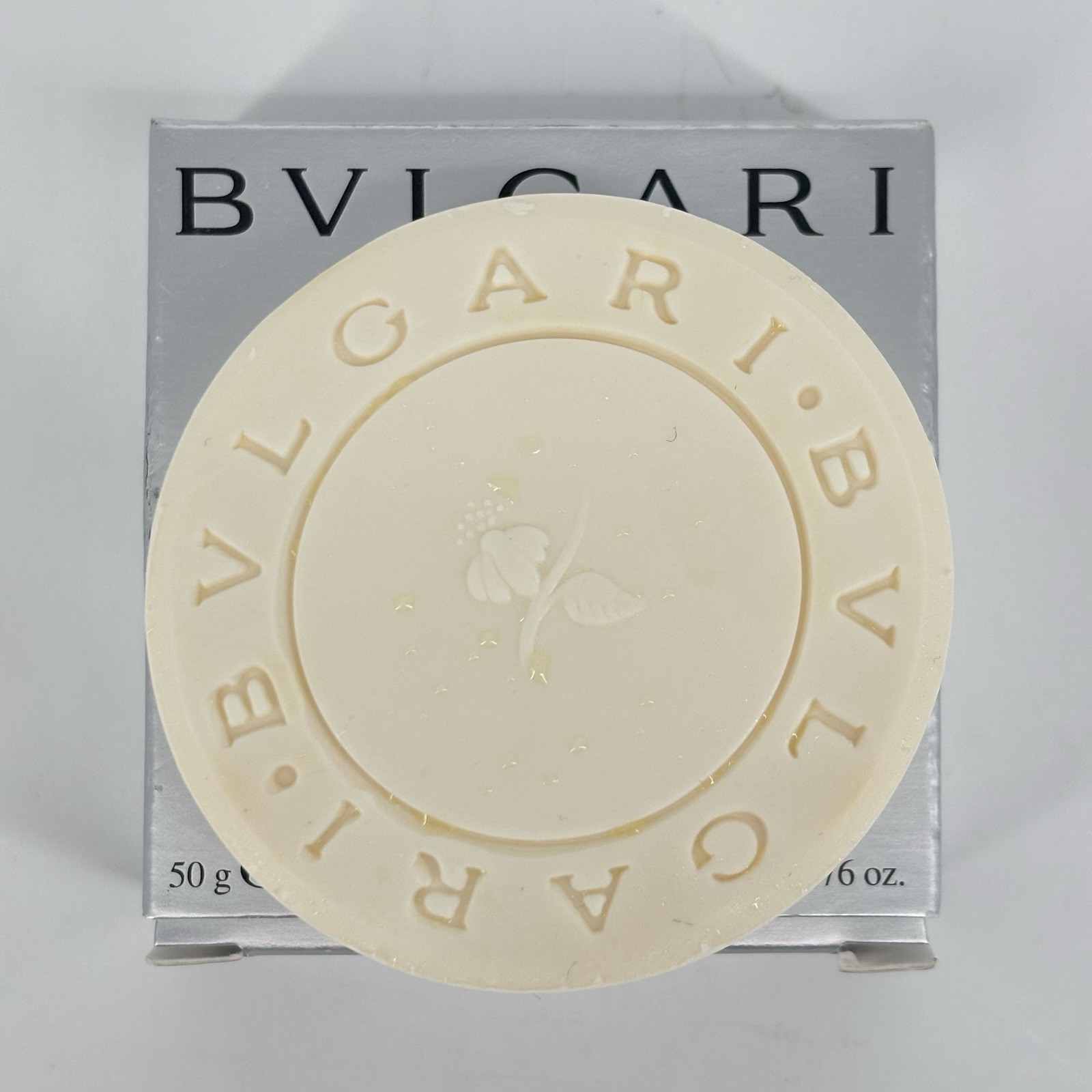 BVLGARI Eau Parfumée Au thé Blanc 50g 1.76oz Soap Bar NIB