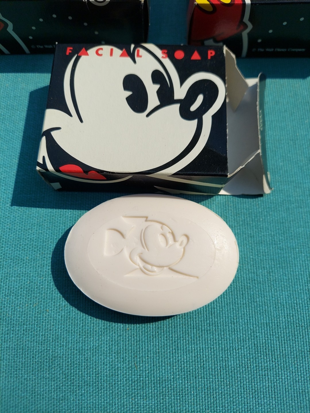 Vintage Mickey Mouse 3 Bars Soap Walt Disney World Resorts Facial Bath Soap NEW