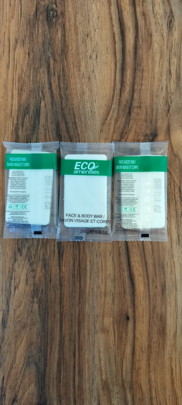 ECO amenities bar soap 28 gram
