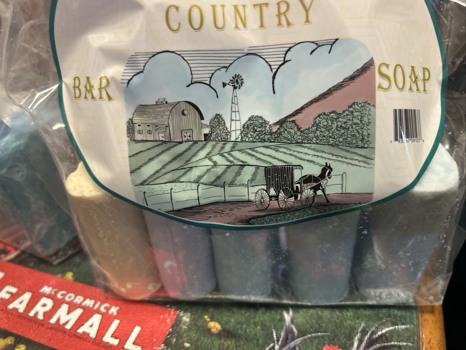 Amish Country Mixed Colors Big Bars 7oz. Amazing Soap