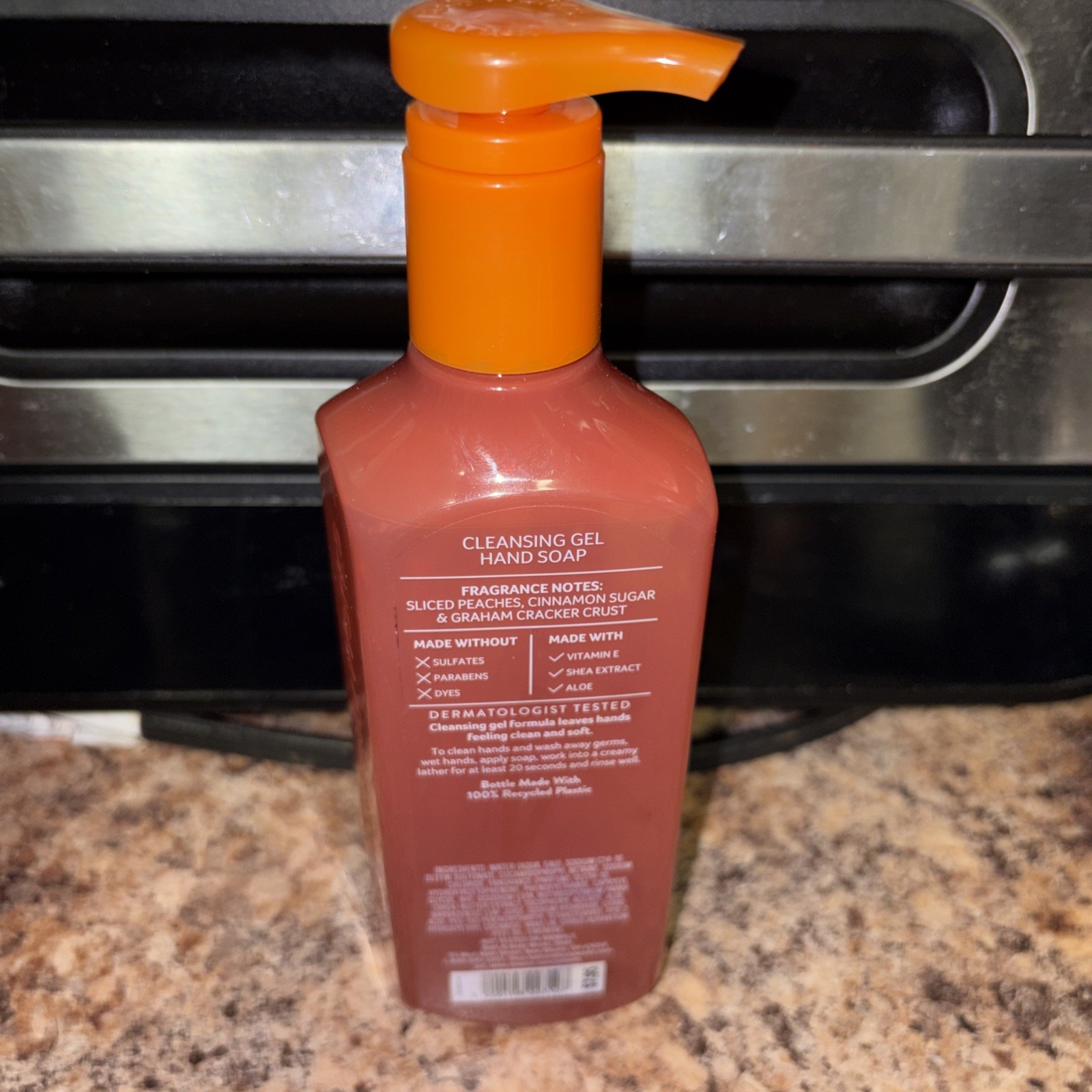 Bath & Body Works Cleansing Gel Hand Soap SPRING PEACH CRISP