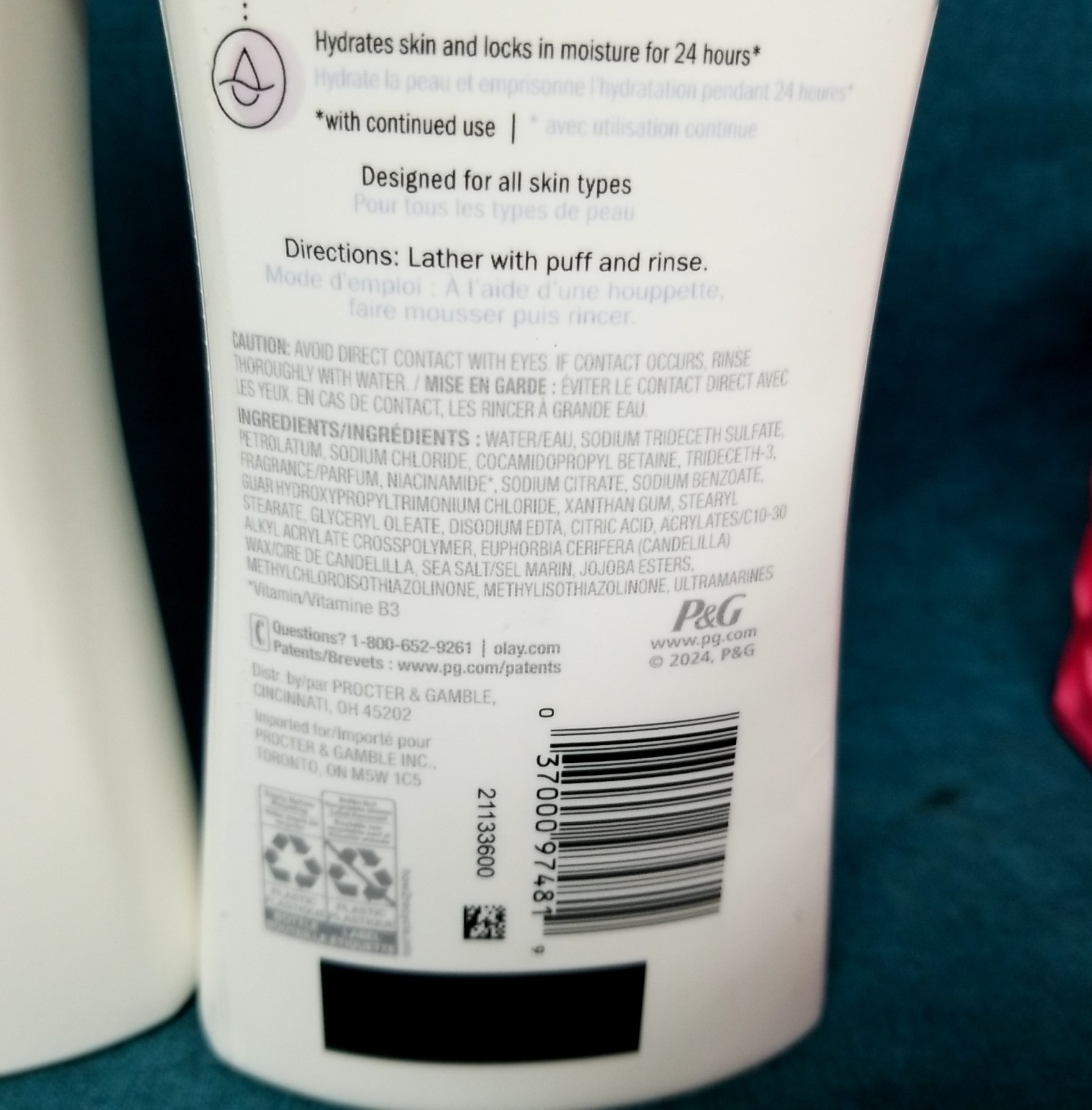 6 Bulk Assorted Olay Fresh Radiance Bottles Lotions 22 FL OZ Each; Strawberry +