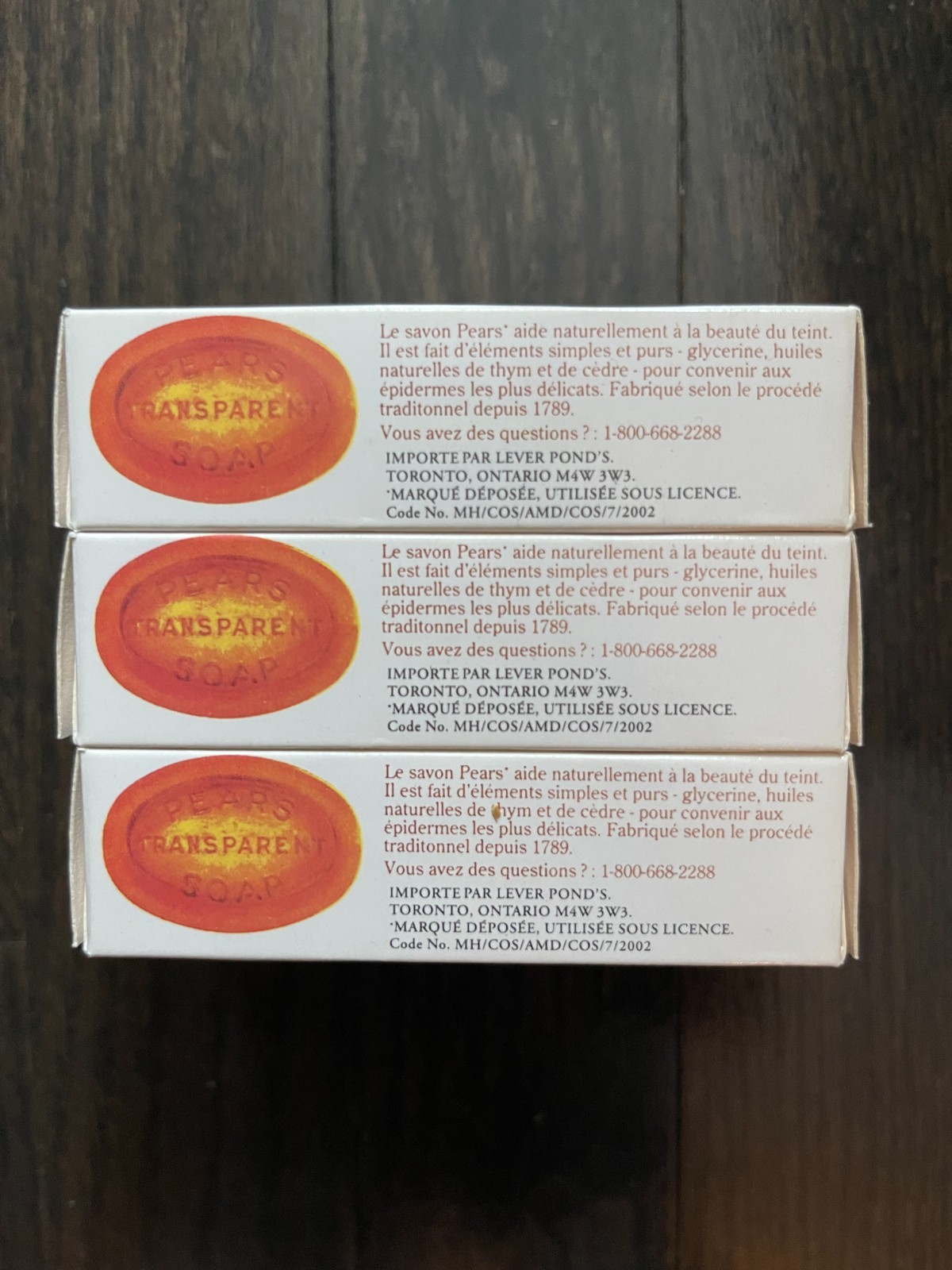 ULTRA RARE Vintage 2002 Pears Soap 3-Pack 75g Original Pre-2009