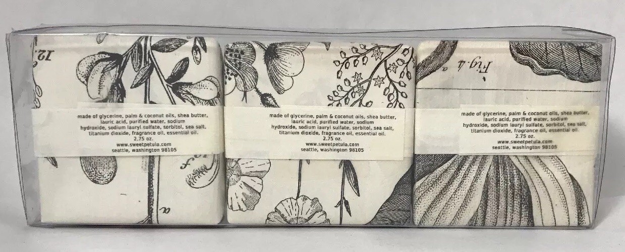 Sweetpetula Shea Butter Soap 2.75oz /each 3 Pack
