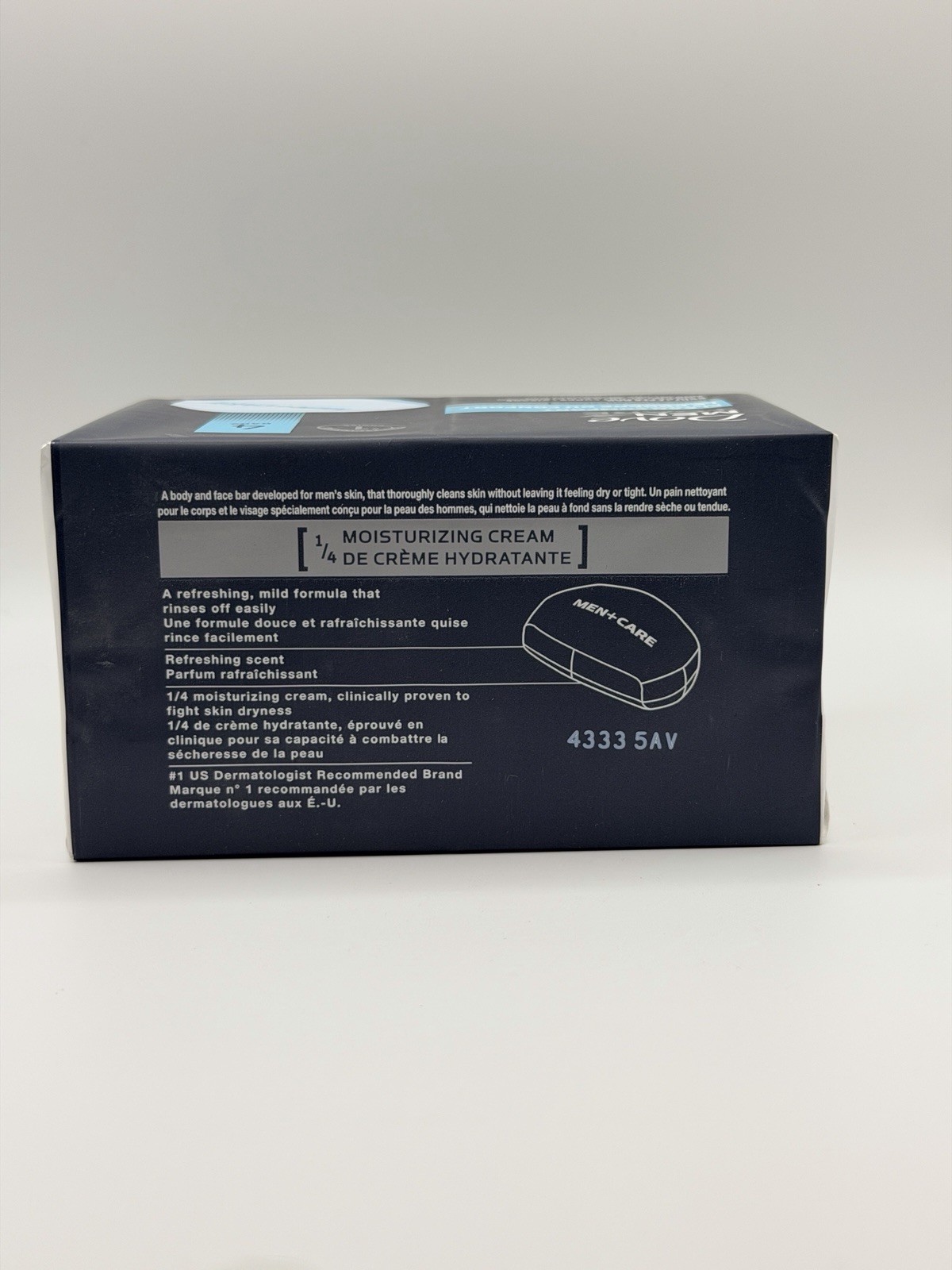 Dove Men+Care Clean Comfort Body & Face Bar Soap – 4pk -3.51oz Moisturizing