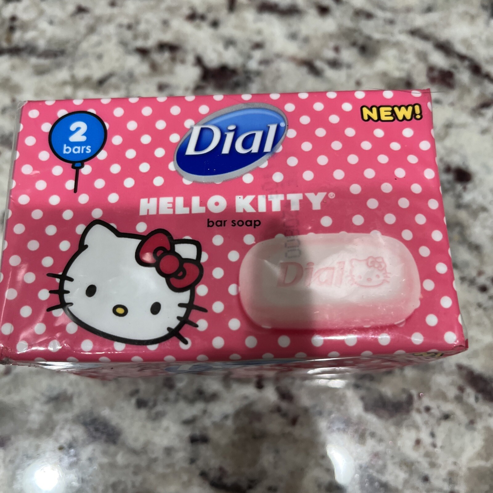 Rare Dial Sanrio Hello Kitty Bar Soap (2 Bars) New Sealed Collectable
