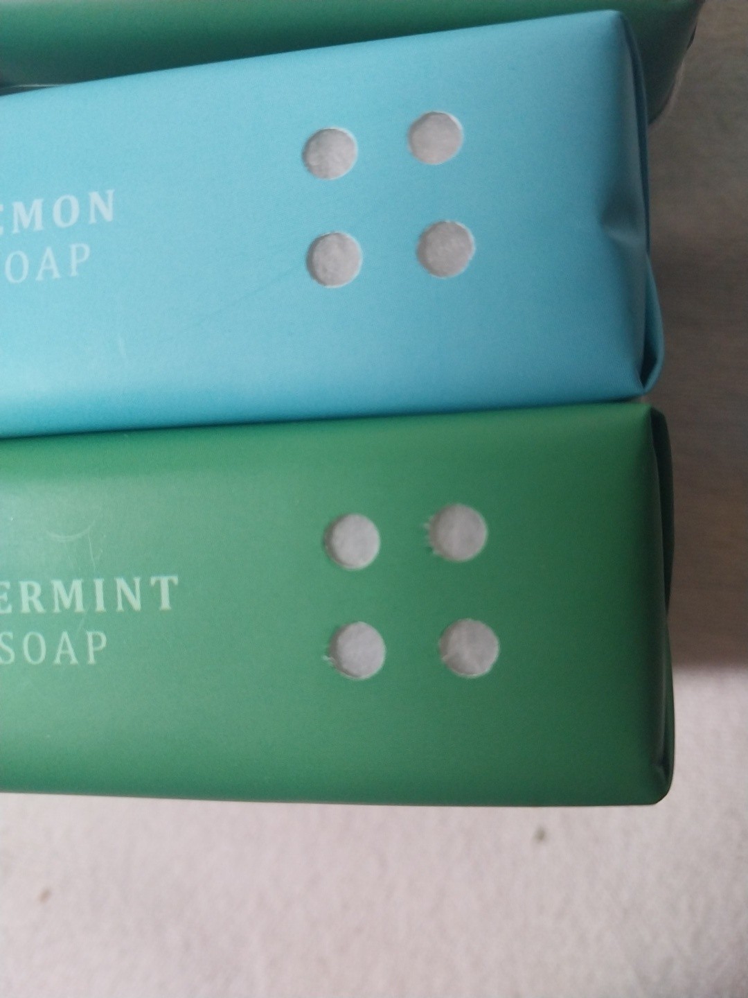 Castelbel Bar Soap 7 oz Ea 4 Pack Fresh Peppermint And Sicilian Lemon Portugal