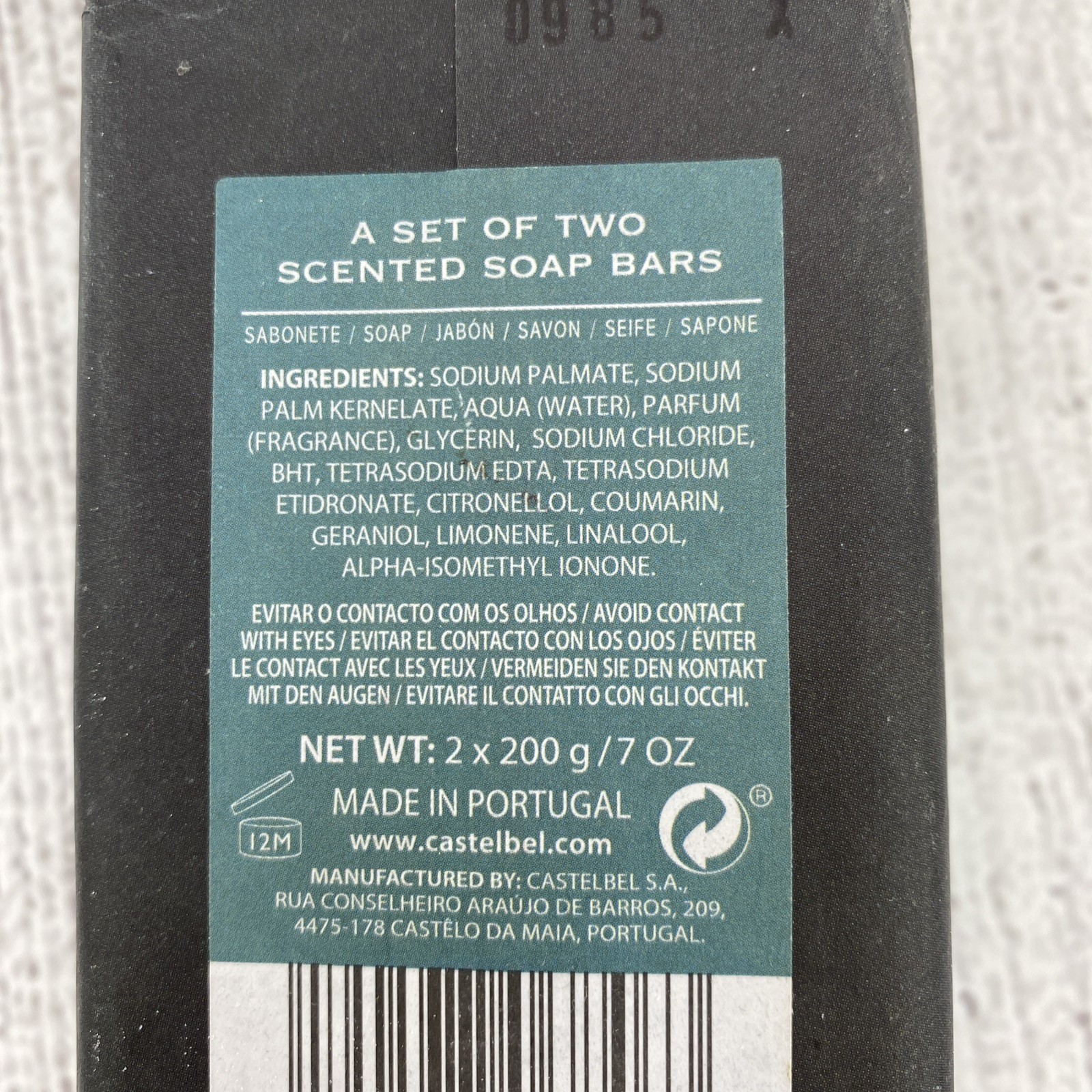 Castlebel Men’s Soap Bars Grooming Bay Rum Scented Hey You’re Awesome (2 Bars)