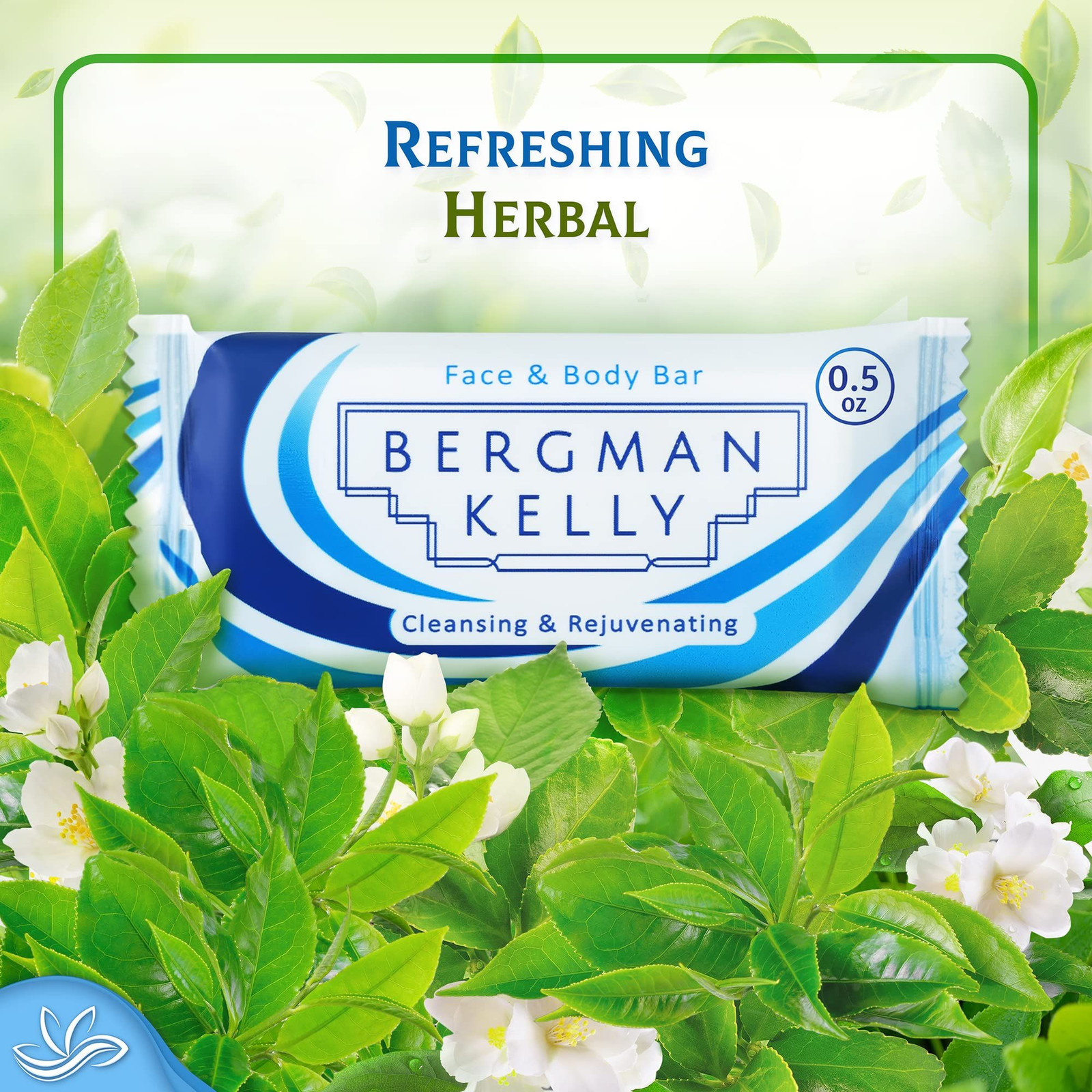 BERGMAN KELLY – Hotel Soap Bars – White 0.5 Ounce (Pack of 100), 100 Pack