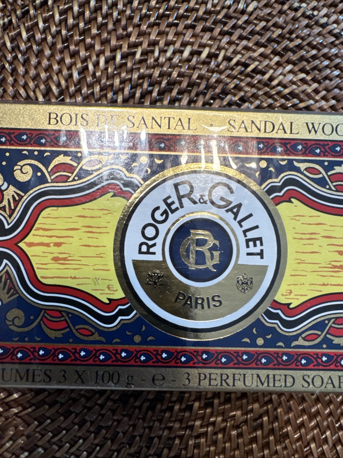 Vintage Paris Roger & Gallet 3 Savons Parfumes 3x100g 3 perfumed Soaps 3×3.5oz