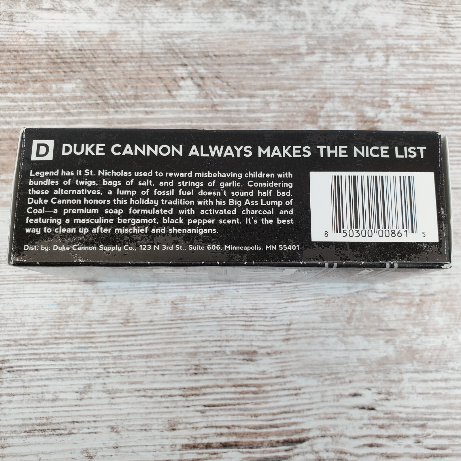 Duke Cannon Big Ass Lump of Coal Soap with Activated Charcoal 10 oz
